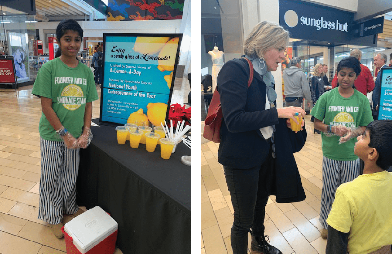 Saanvi Vinod Lemonade Stand